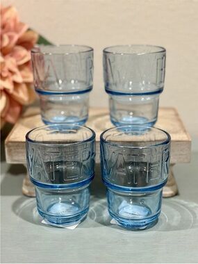 La Rochere Boston Water Tumbler Blue
Set Of 4. Made In France